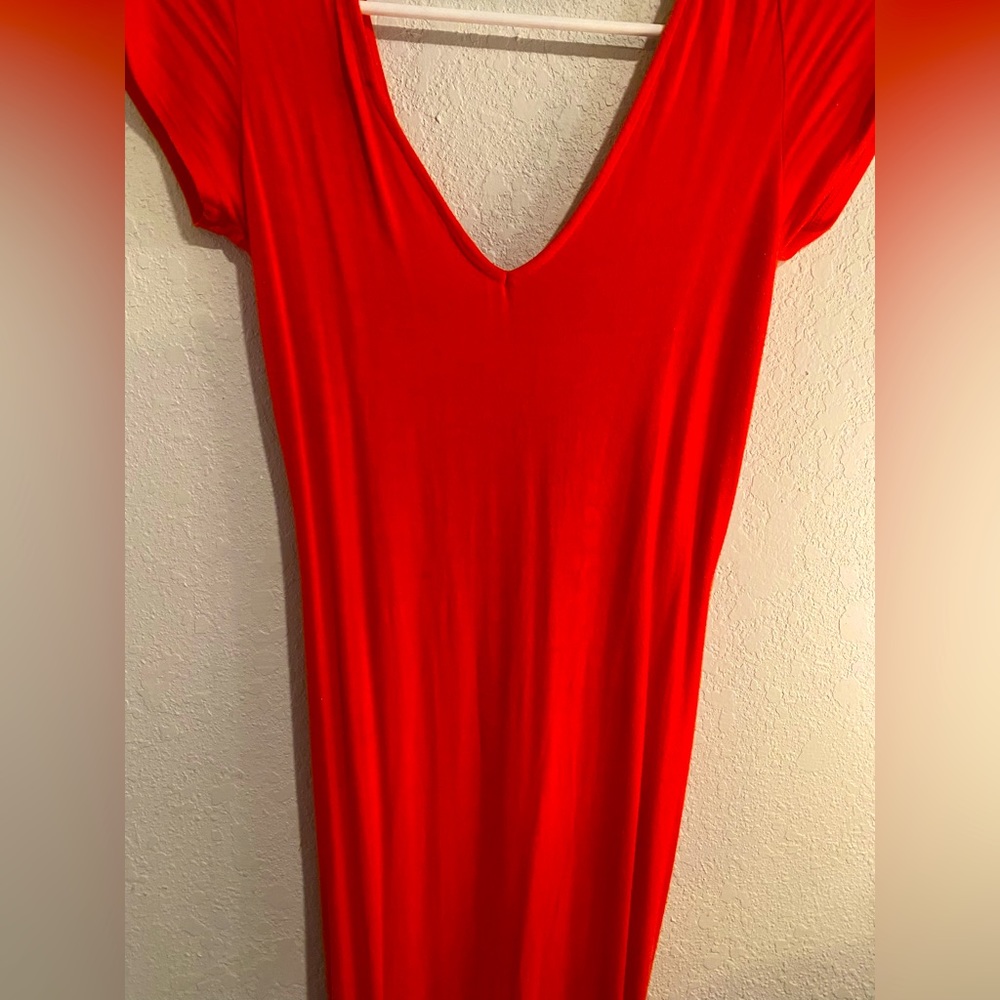 Women’s clothing sexy dress red beautiful